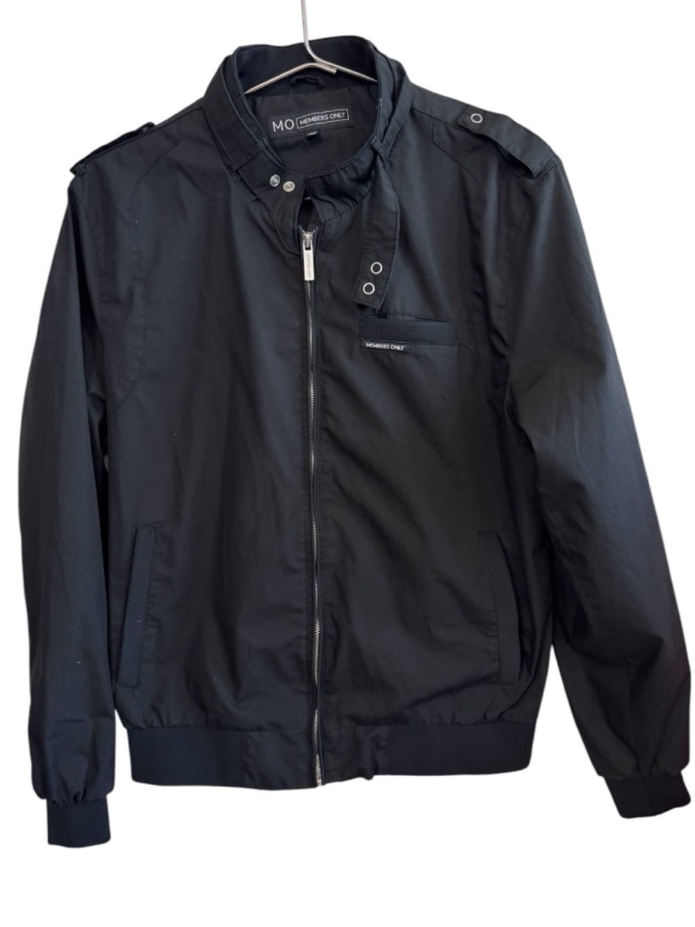 Retro Members Only Black Men's M Bomber Jacket MINTY